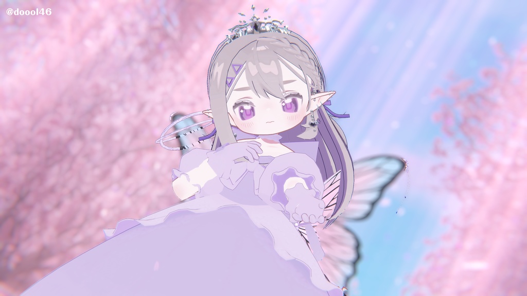 発売記念セール!【髪型】みつあみアシメハーフツイン(4アバター)