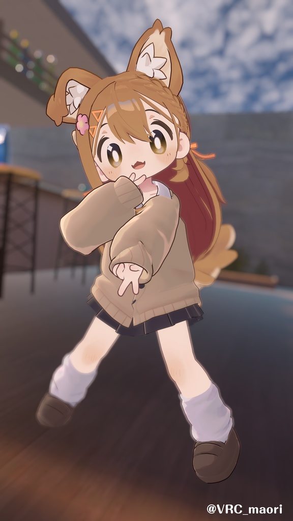 発売記念セール!【髪型】みつあみアシメハーフツイン(4アバター)