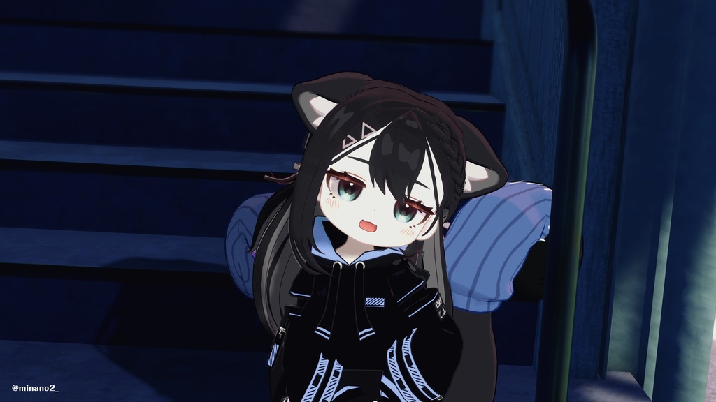 発売記念セール!【髪型】みつあみアシメハーフツイン(4アバター)