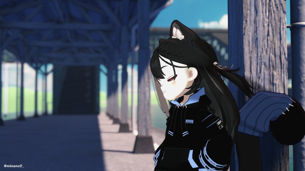 発売記念セール!【髪型】みつあみアシメハーフツイン(4アバター)