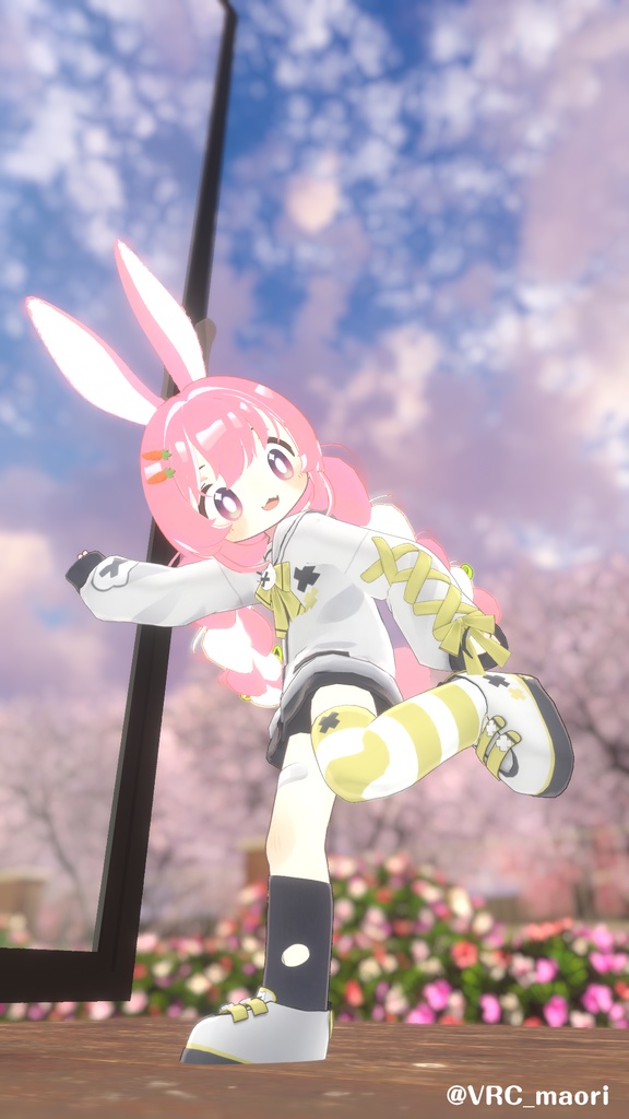 発売記念セール!【髪型】みつあみうさぎツインテ(6アバター)