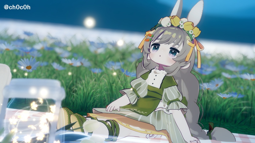 発売記念セール!【髪型】みつあみうさぎツインテ(6アバター)