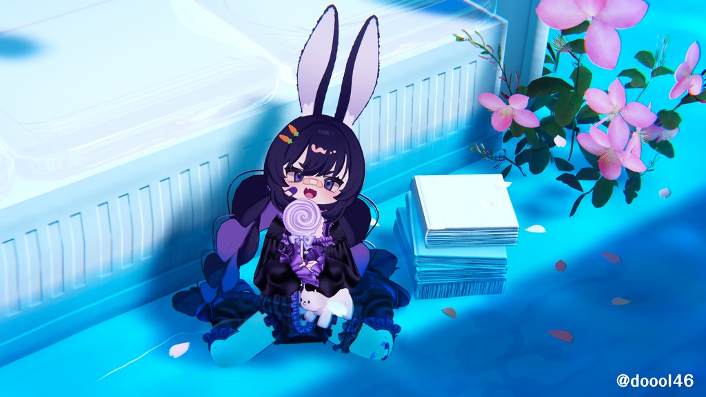 発売記念セール!【髪型】みつあみうさぎツインテ(6アバター)