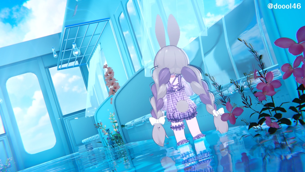 発売記念セール!【髪型】みつあみうさぎツインテ(6アバター)