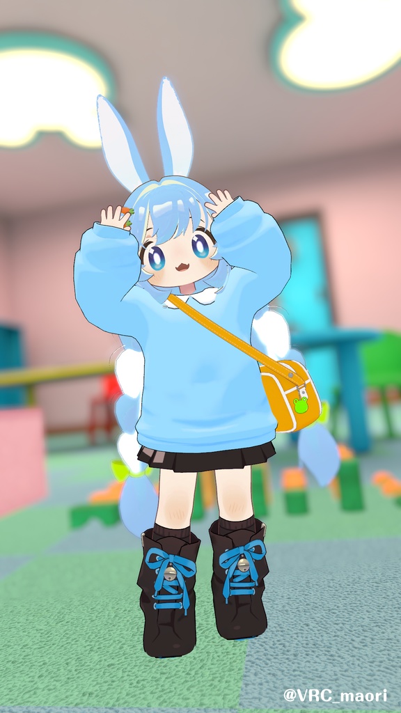 発売記念セール!【髪型】みつあみうさぎツインテ(6アバター)