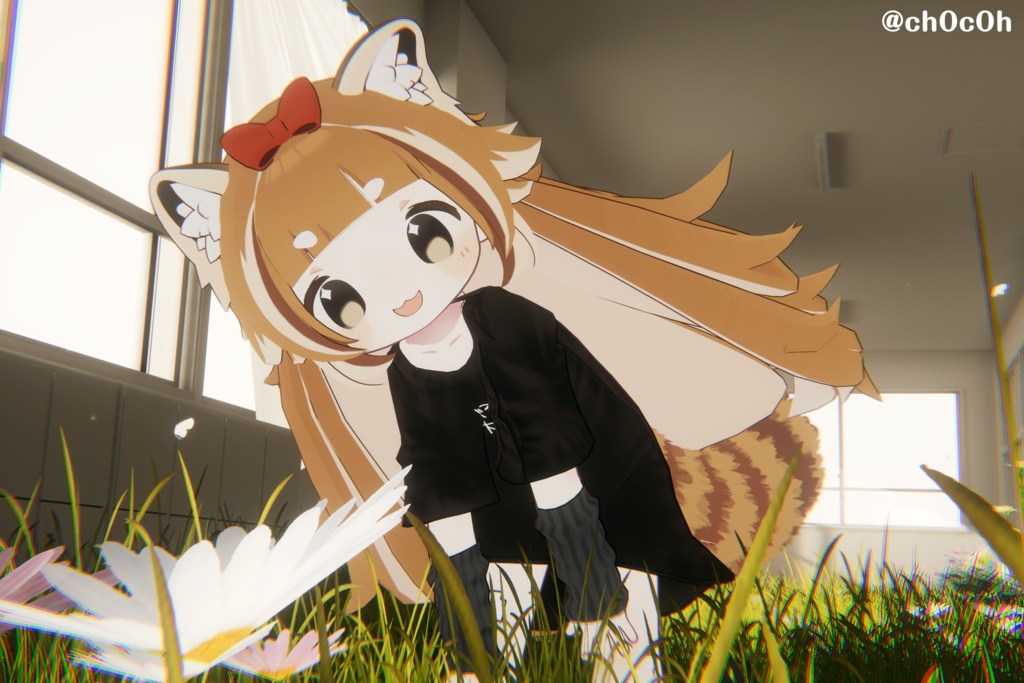 発売記念半額セール!【髪型】まめレッサーパンダ&キプあらいぐま(2アバター)