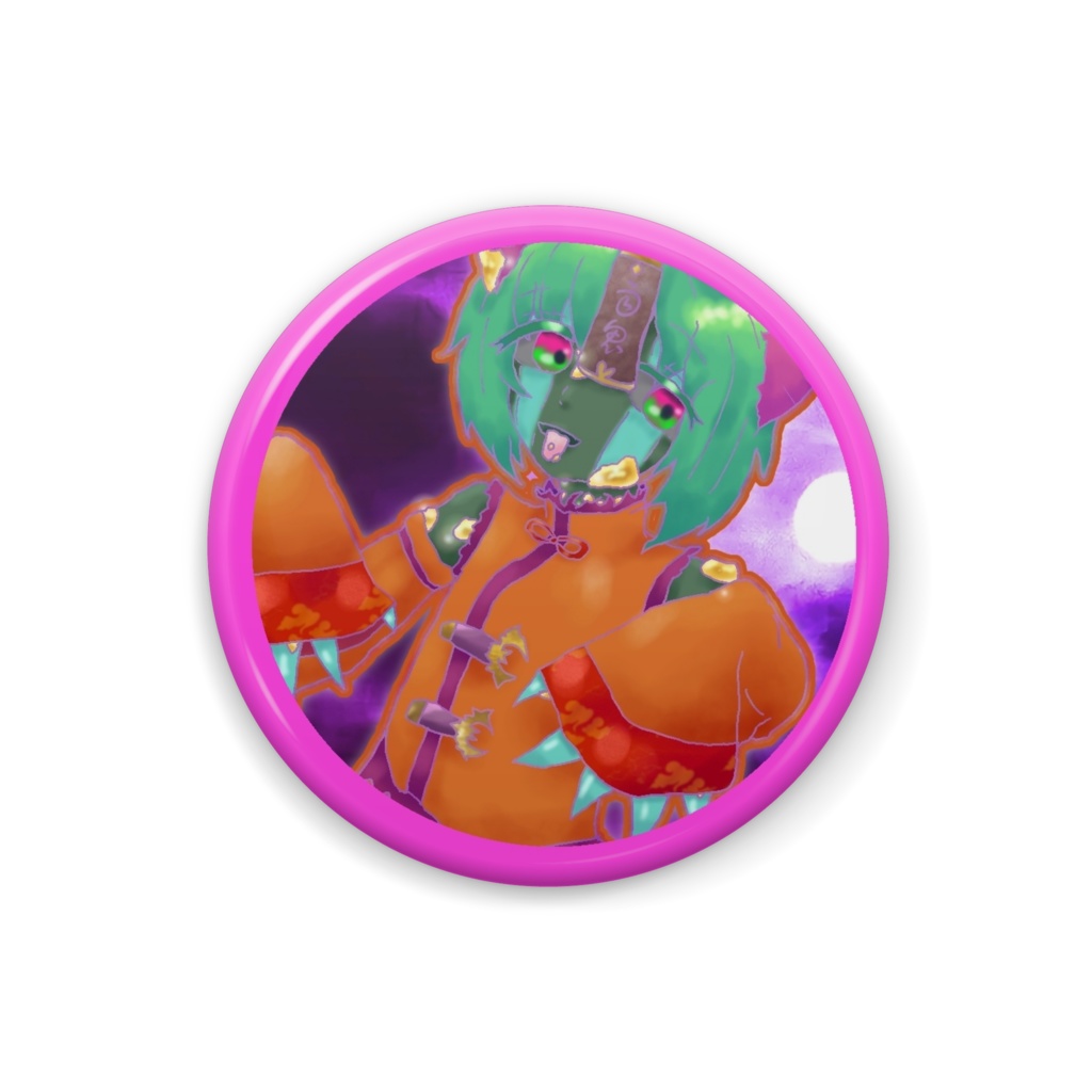 うちの子ハロウィン缶バッチ(2024レイニー)