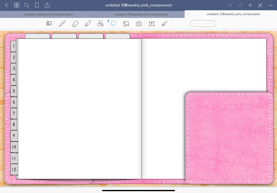 方眼紙 日付なし デジタルプランナー for GoodNotes5