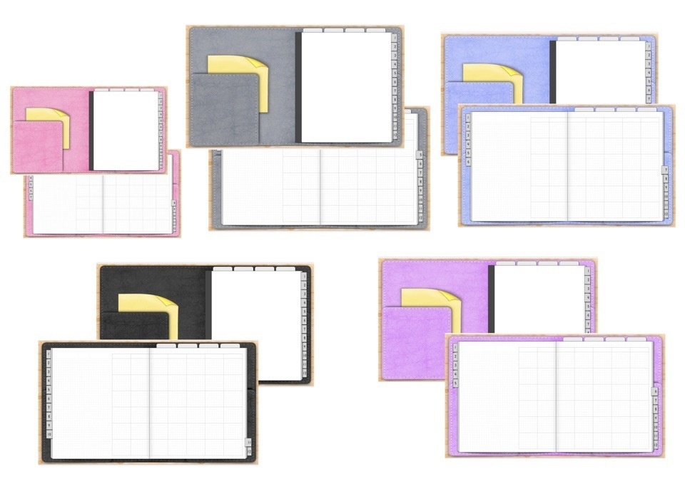 方眼紙 日付なし デジタルプランナー for GoodNotes5