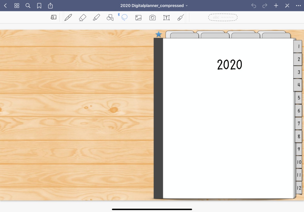 2020年版Monthly & Weeklyデジタルプランナー手帳 3色あり