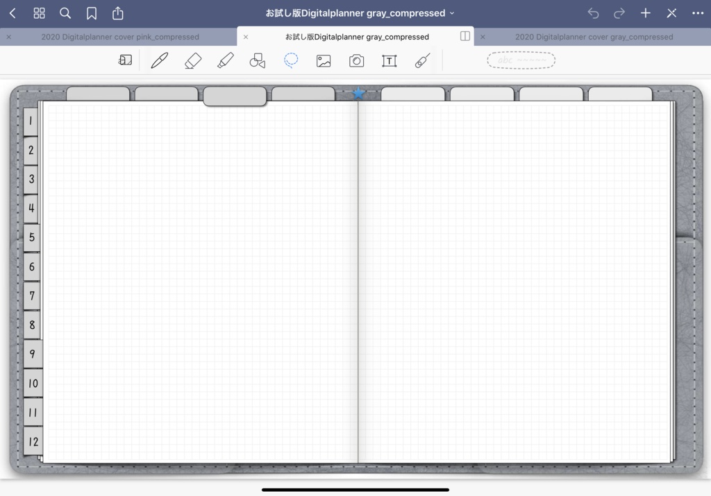 お試し無料ダウンロード版 デジタルプランナーMonthly & Weekly(2019年10-12月)