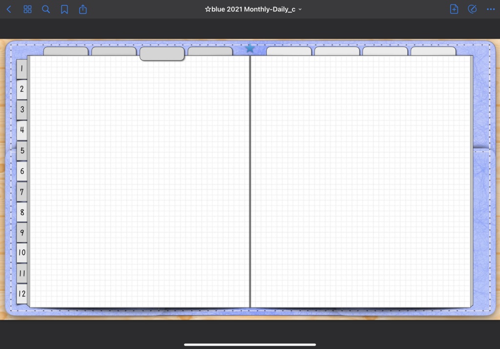 2021年版Monthly&Dailyデジタルプランナー手帳 3色あり 別冊体調管理ノート付き