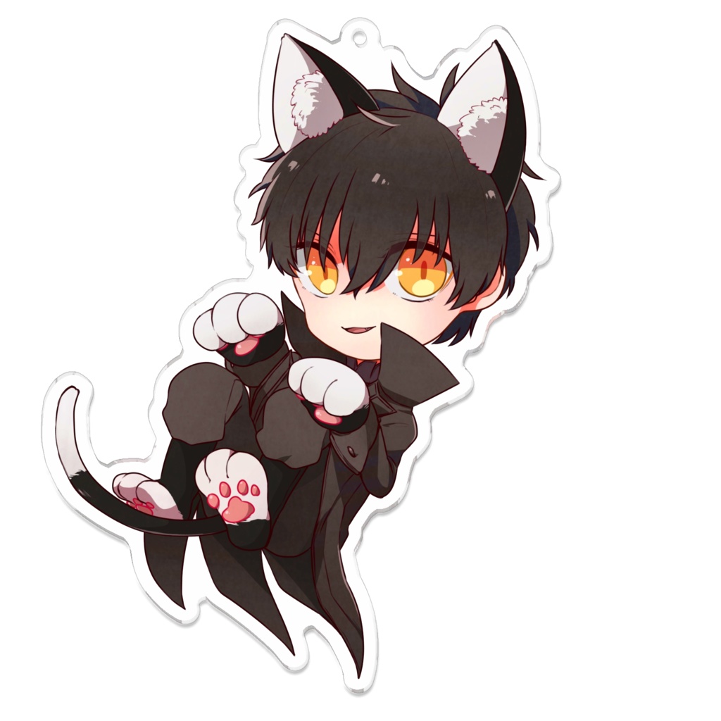 ねこぺごしゅアクキー