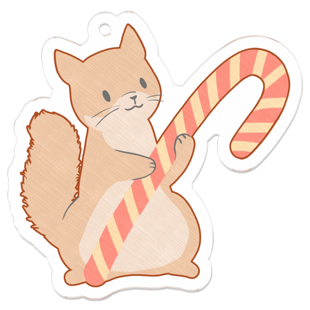 オーナメントアクキー(リス)