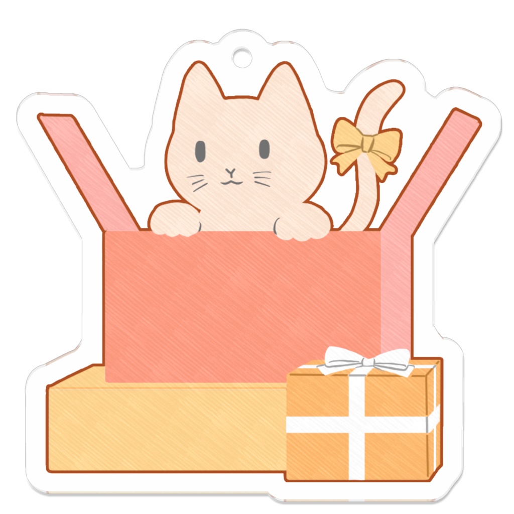 オーナメントアクキー(ネコ)