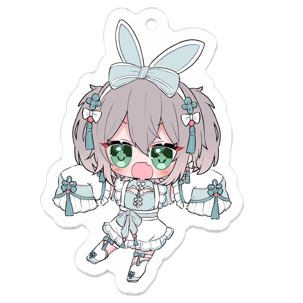 龍月朧VTSDチャイナバニー衣装アクリルキーホルダー