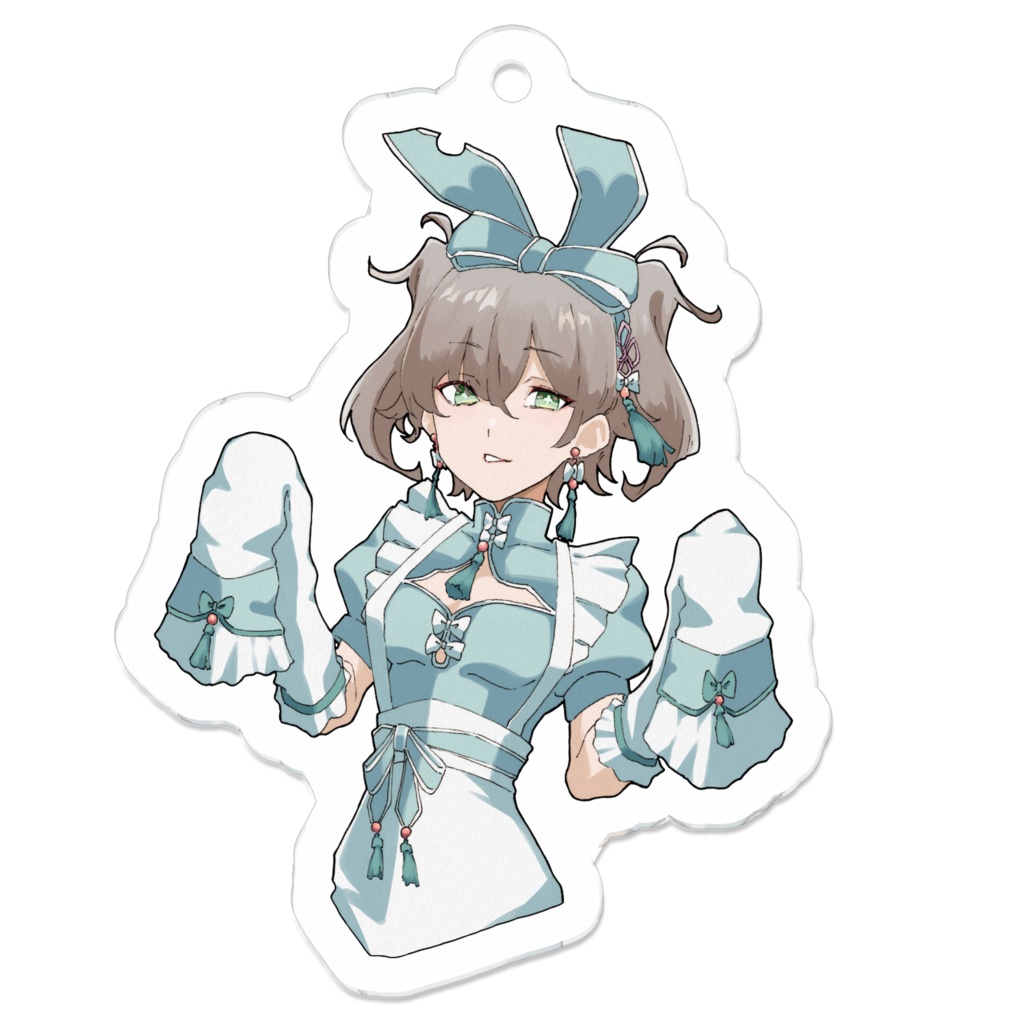 龍月朧VTチャイナバニー衣装アクリルキーホルダー