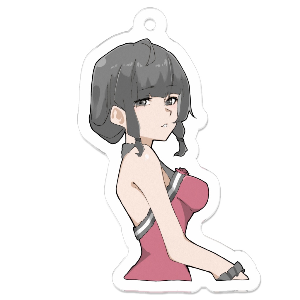 主任六型ドレス衣装アクリルキーホルダー