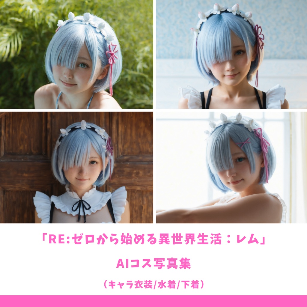 「Re:ゼロから始める異世界生活」レム_AIコス写真集（33枚）