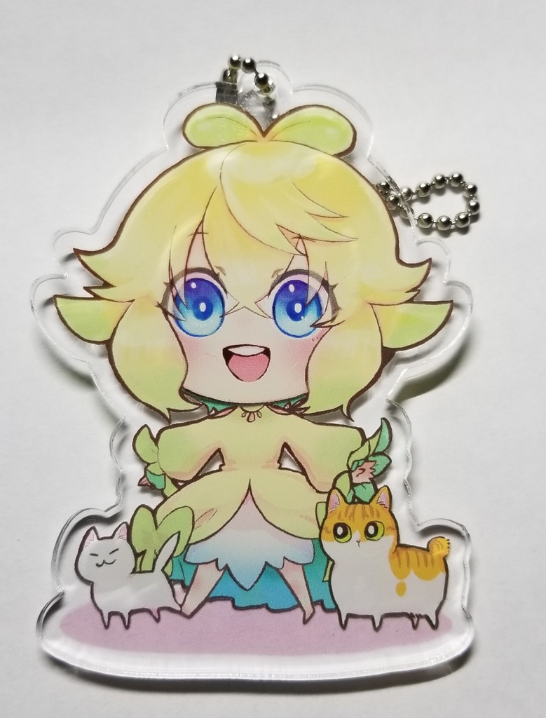 はっぱちゃんアクリルキーホルダー