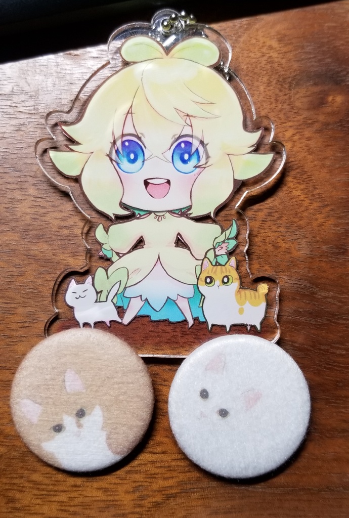 はっぱちゃんアクリルキーホルダー