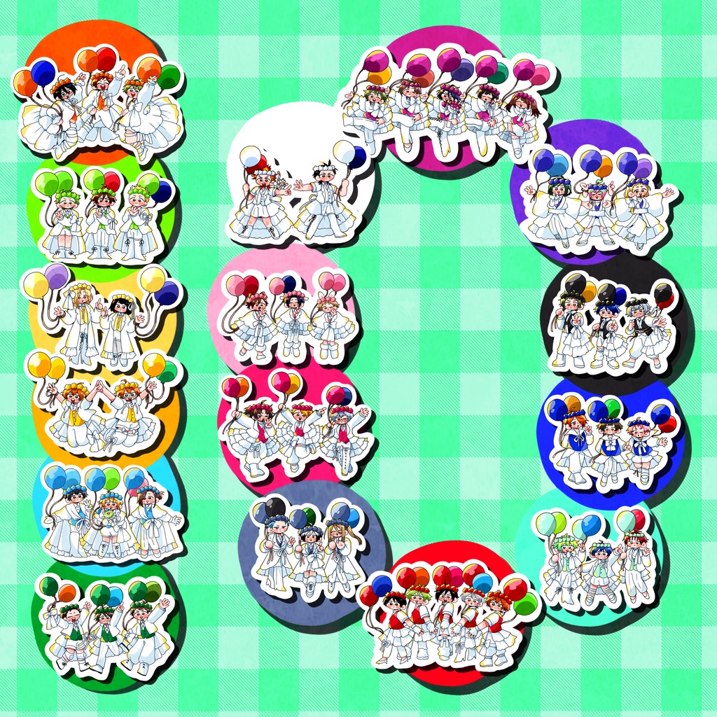 【※8月14日21時頒布開始】10th Anniversary シール50枚セット