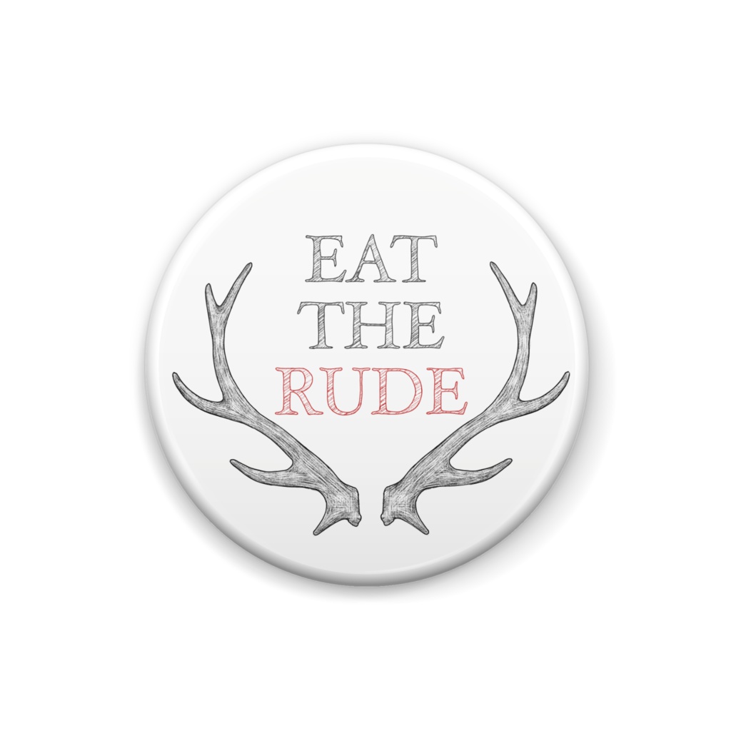 缶バッジ EAT THE RUDE HANNIBAL