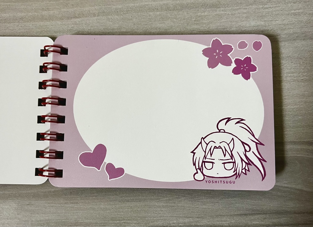 よしつぐくんリングメモ帳