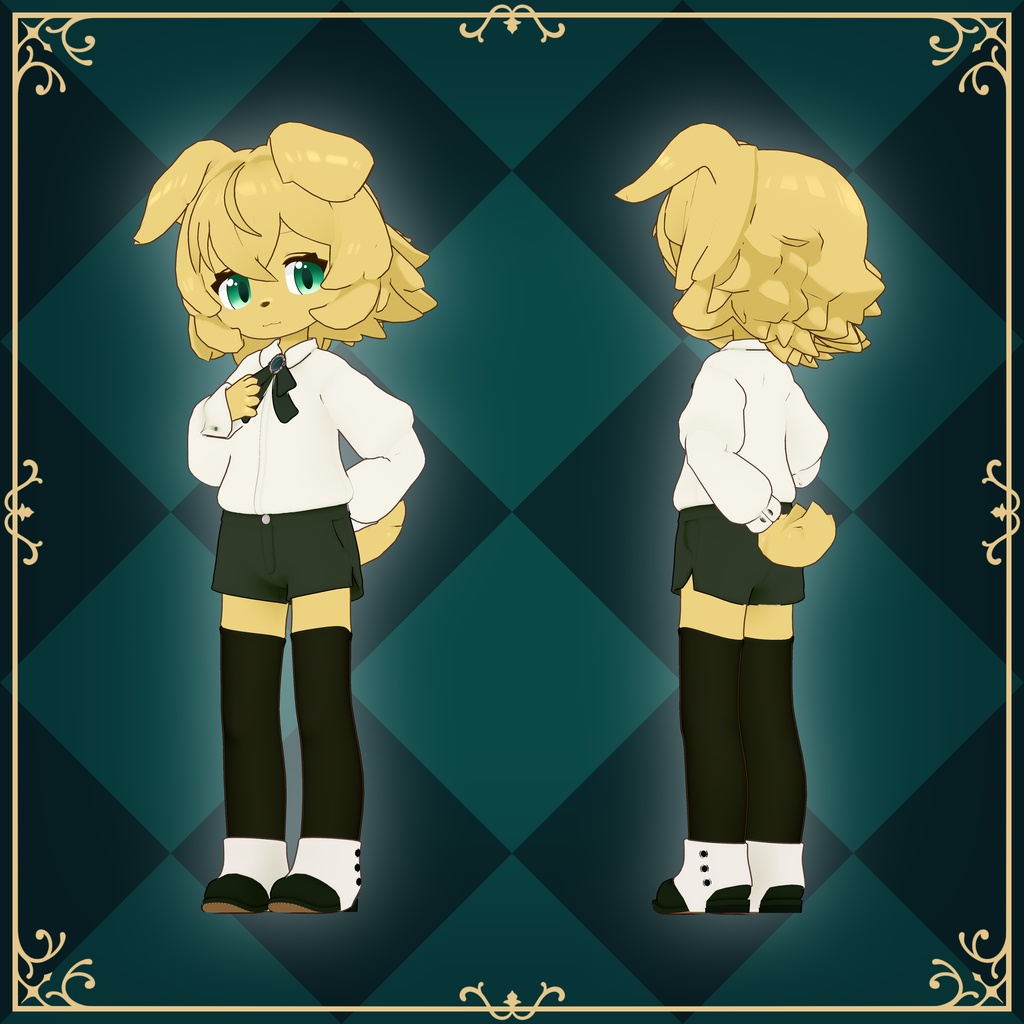 VRC使用想定_オリジナル3Dモデル『ヴェリド』