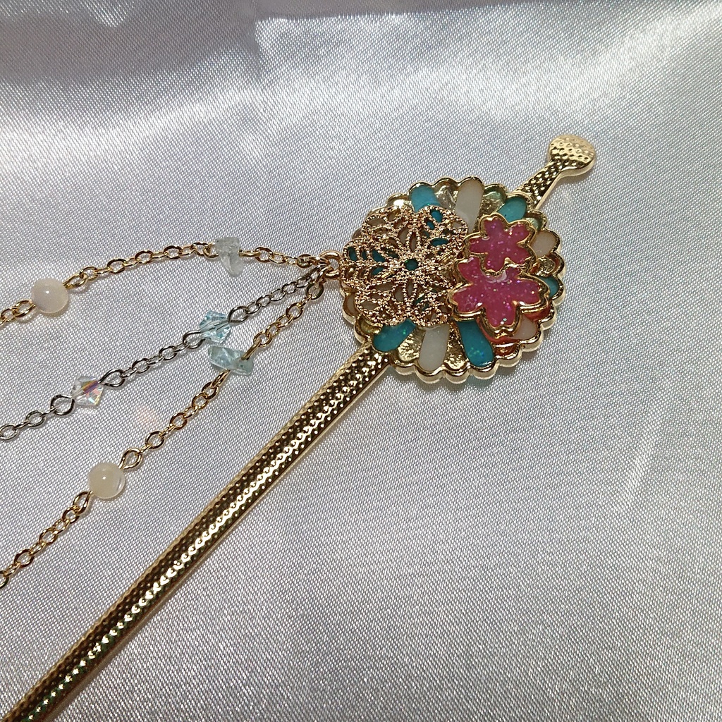 【受注製作】刀剣乱舞・大和守安定イメージ かんざ