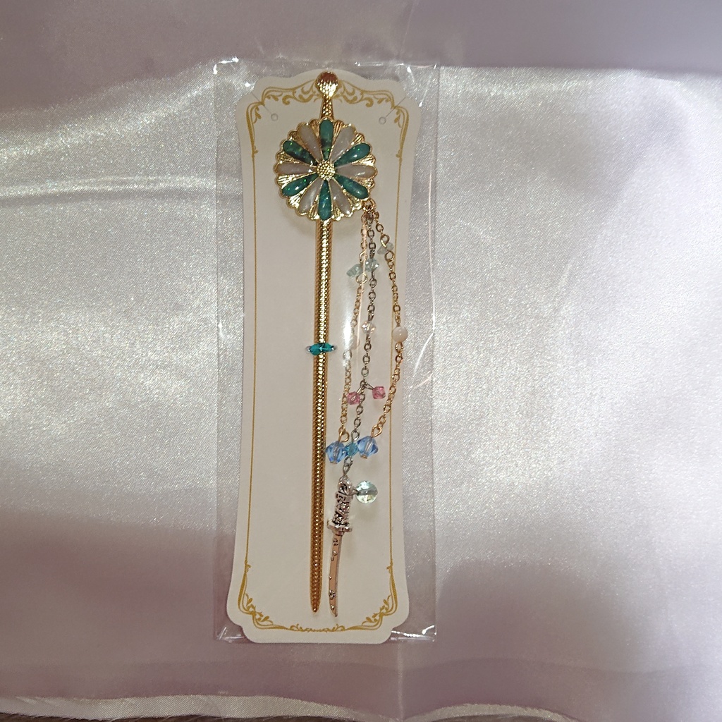 【受注製作】刀剣乱舞・大和守安定イメージ かんざ