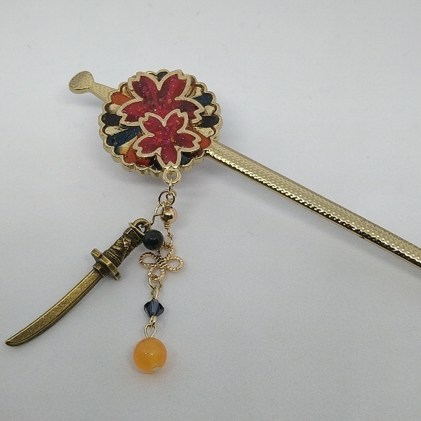 【再販】守りかんざしひとしずく・3wayかんざし(陸奥守吉行)