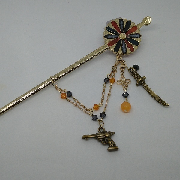 【再販】守りかんざしひとしずく・3wayかんざし(陸奥守吉行)