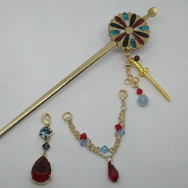 【再販】守りかんざしひとしずく・3wayかんざし(和泉守兼定)