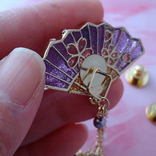 3wayピンブローチ 挿頭草(かざしぐさ)〜審神者への贈り物・藤〜