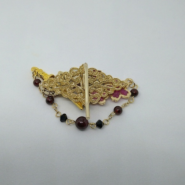 桜舞う、守りの髪飾りポニーフック(加州清光)