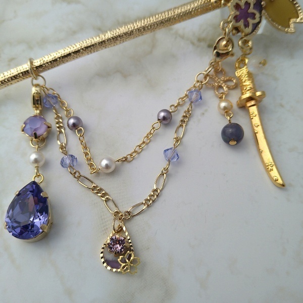 守りかんざし・ひとしずく3wayかんざし(へし切長谷部)