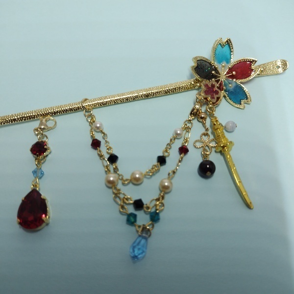 守りかんざしひとしずく・3wayかんざし(和泉守兼定)