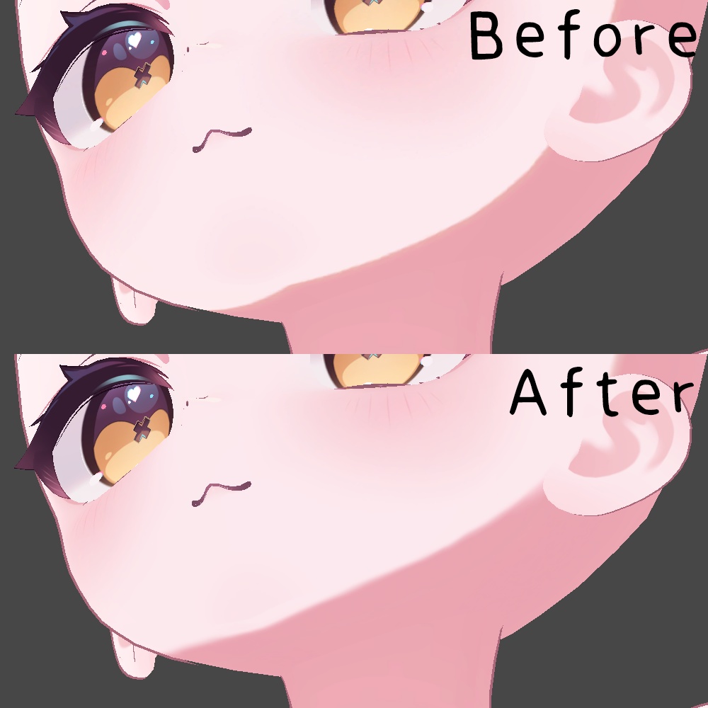 【無料】「ショコラ専用」首テクスチャ