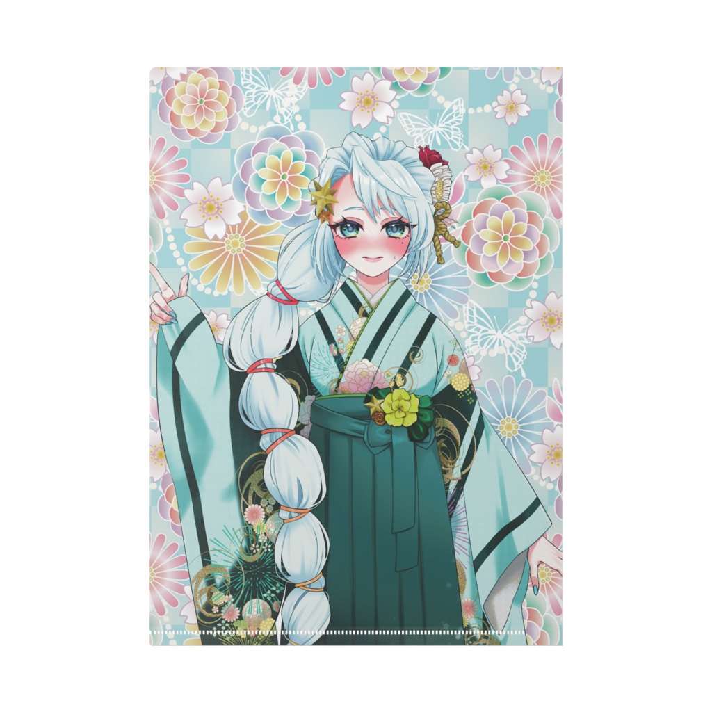 【夜宮碧星】クリアファイル(袴ver.)