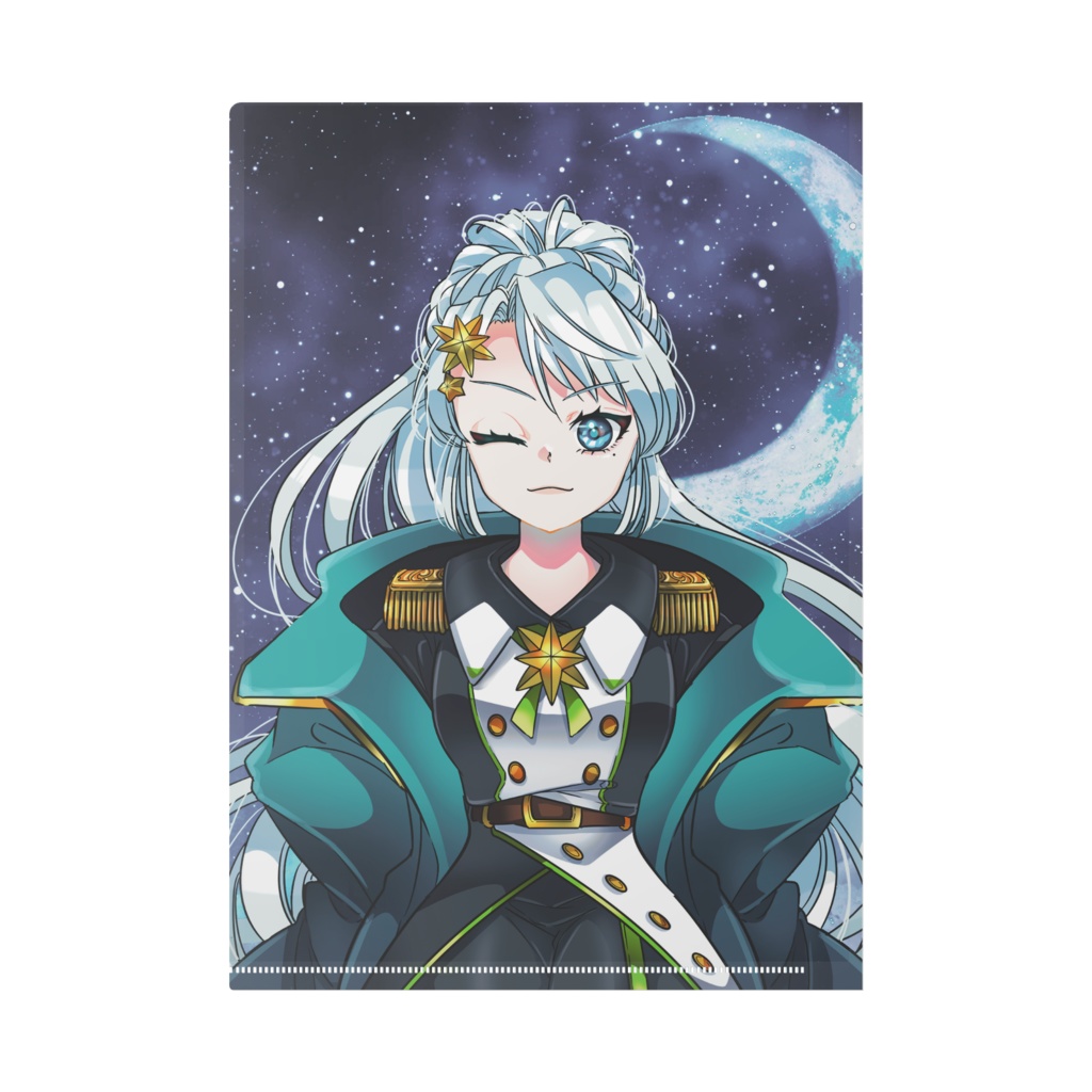 【夜宮碧星】クリアファイル(初期立ち絵ver.)