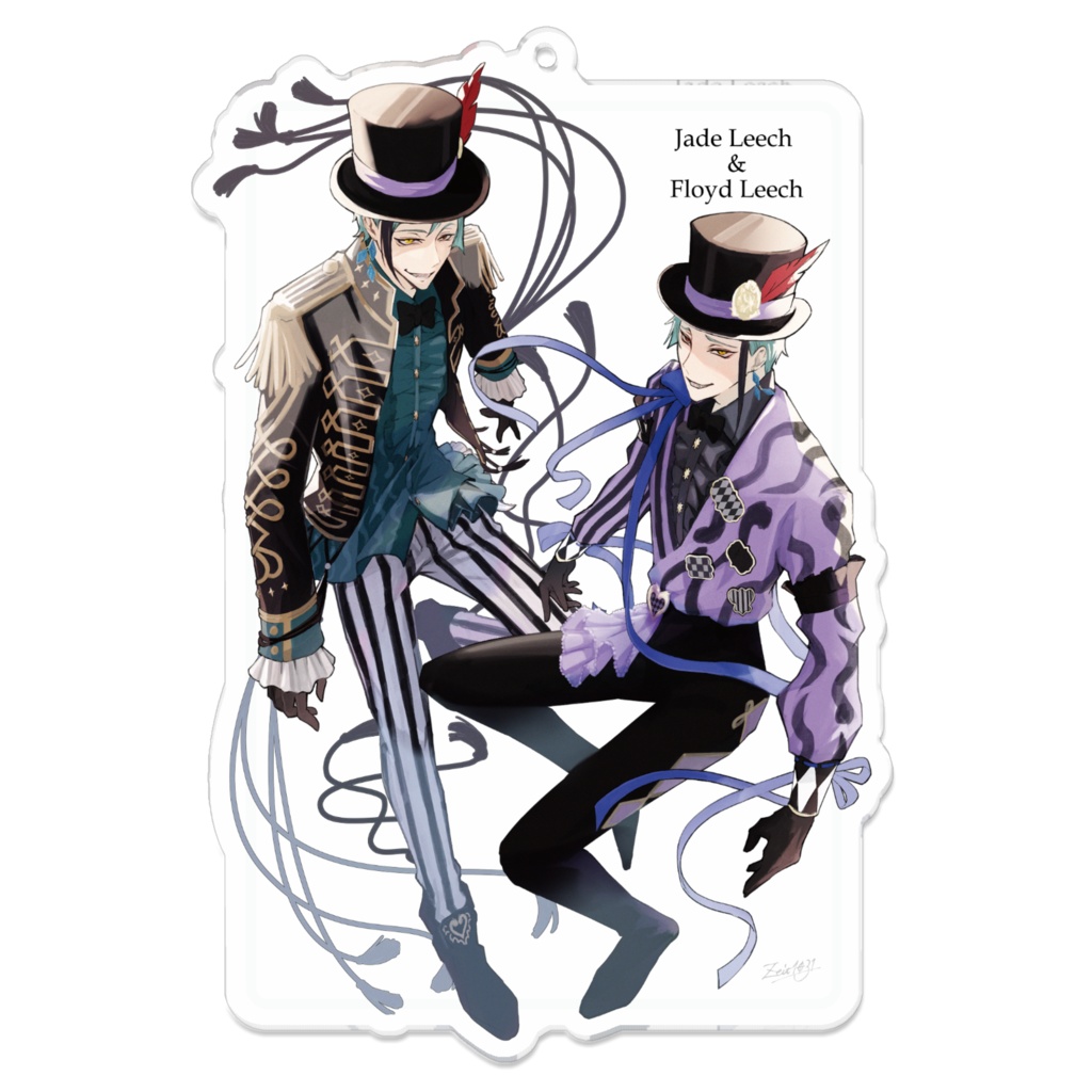 ジェイド×フロイド アクリルキーホルダー(プレイフルランド)