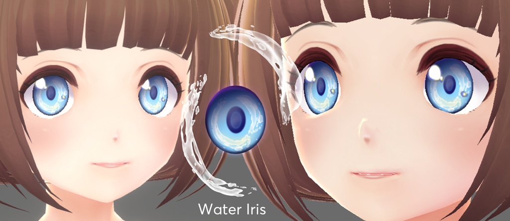 Water Iris ll VRoid Texture