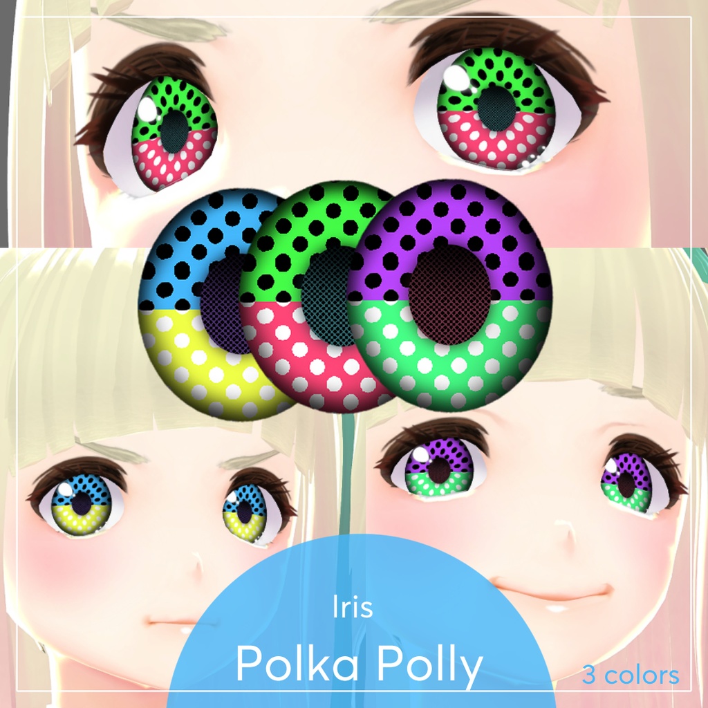 Polka Polly Iris ll VRoid Texture