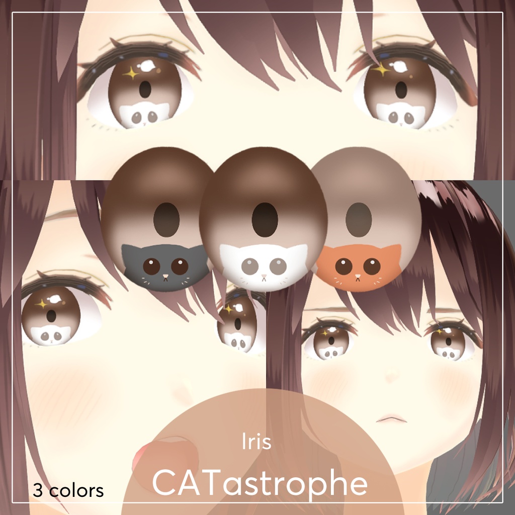 CATastrophe Iris ll VRoid Texture