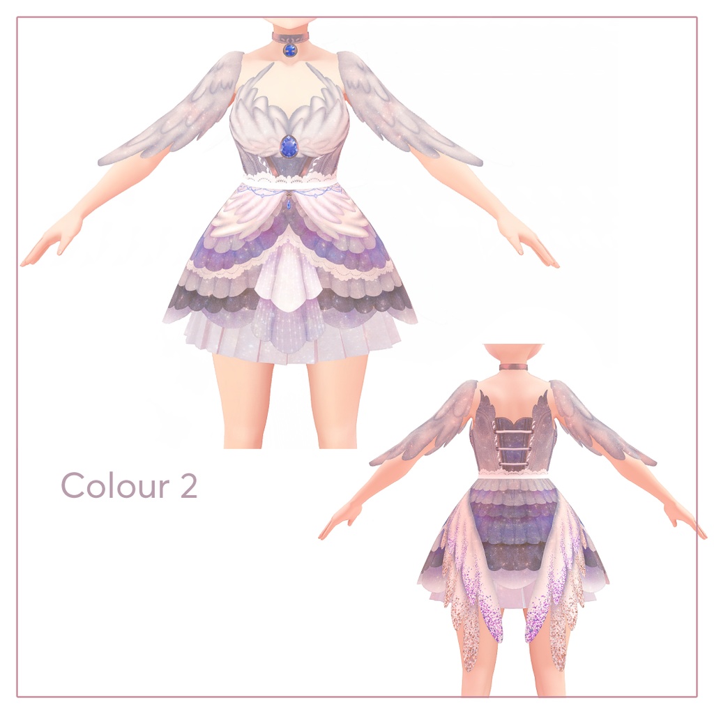 Swanlake Song Dress ll VRoid Texture