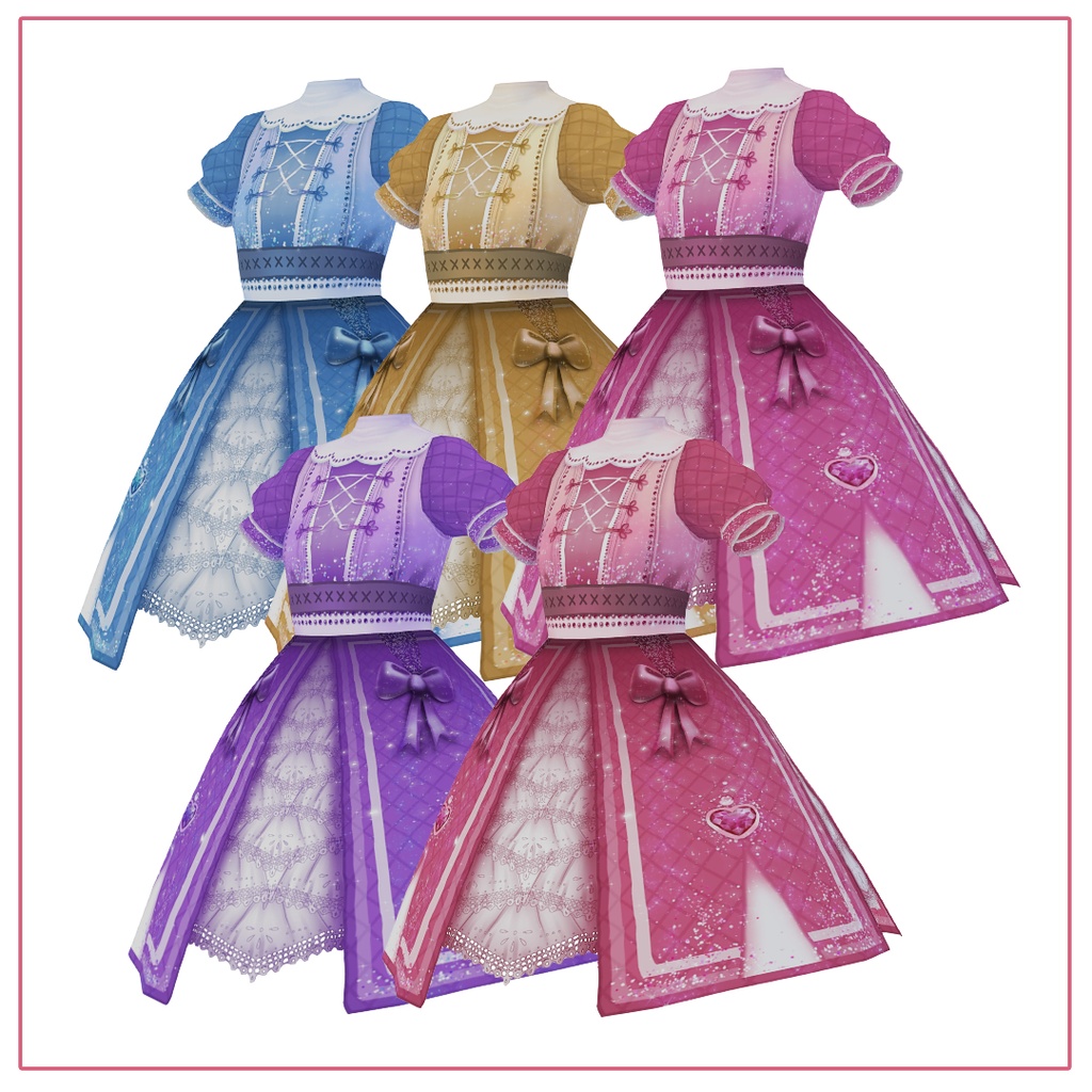 Flutter Fly Dress ll VRoid Texture