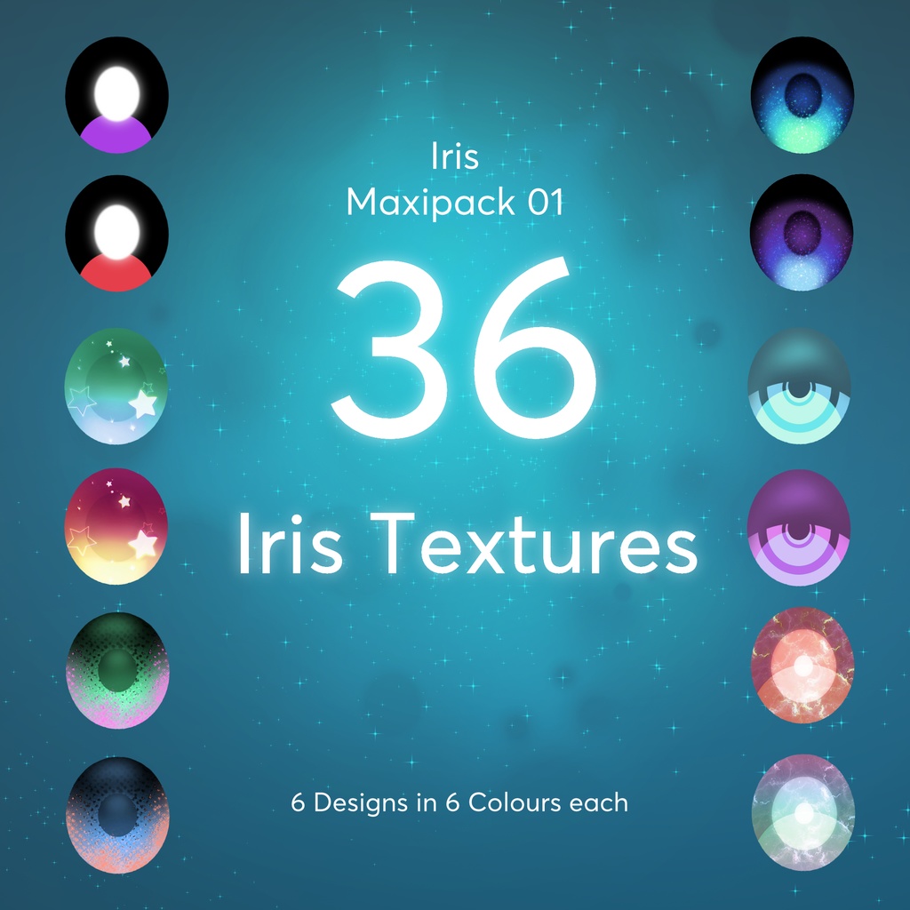 Iris Maxipack 01 ll VRoid Textures