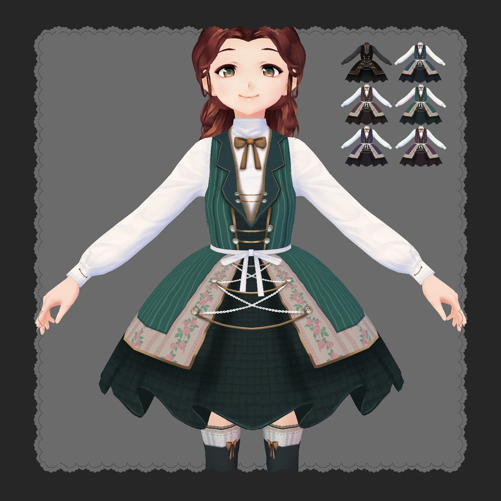 Bauernbraut Dress II VRoid Texture