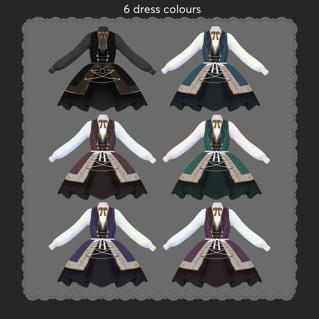 Bauernbraut Dress II VRoid Texture